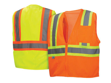 PYRAMEX Vests RVZ22 Series Working Vests, PK of 12 - MSE Supplies LLC