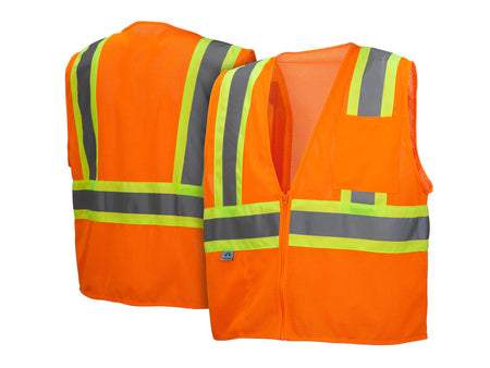 PYRAMEX Vests RVZ22SE Series Working Vests, PK of 12 - MSE Supplies LLC