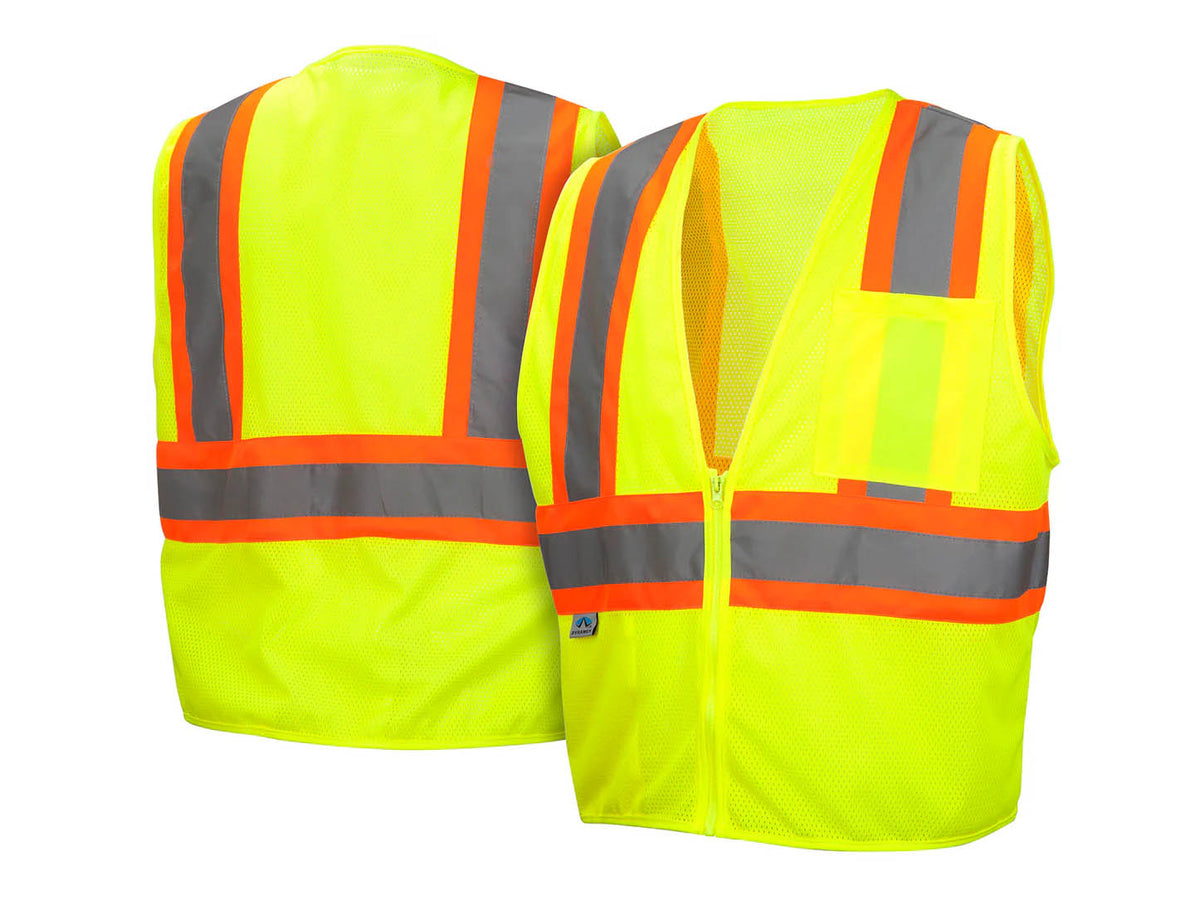 PYRAMEX Vests RVZ22SE Series Working Vests, PK of 12 - MSE Supplies LLC