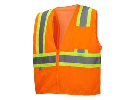 PYRAMEX Vests RVZ22SE Series Working Vests, PK of 12 - MSE Supplies LLC