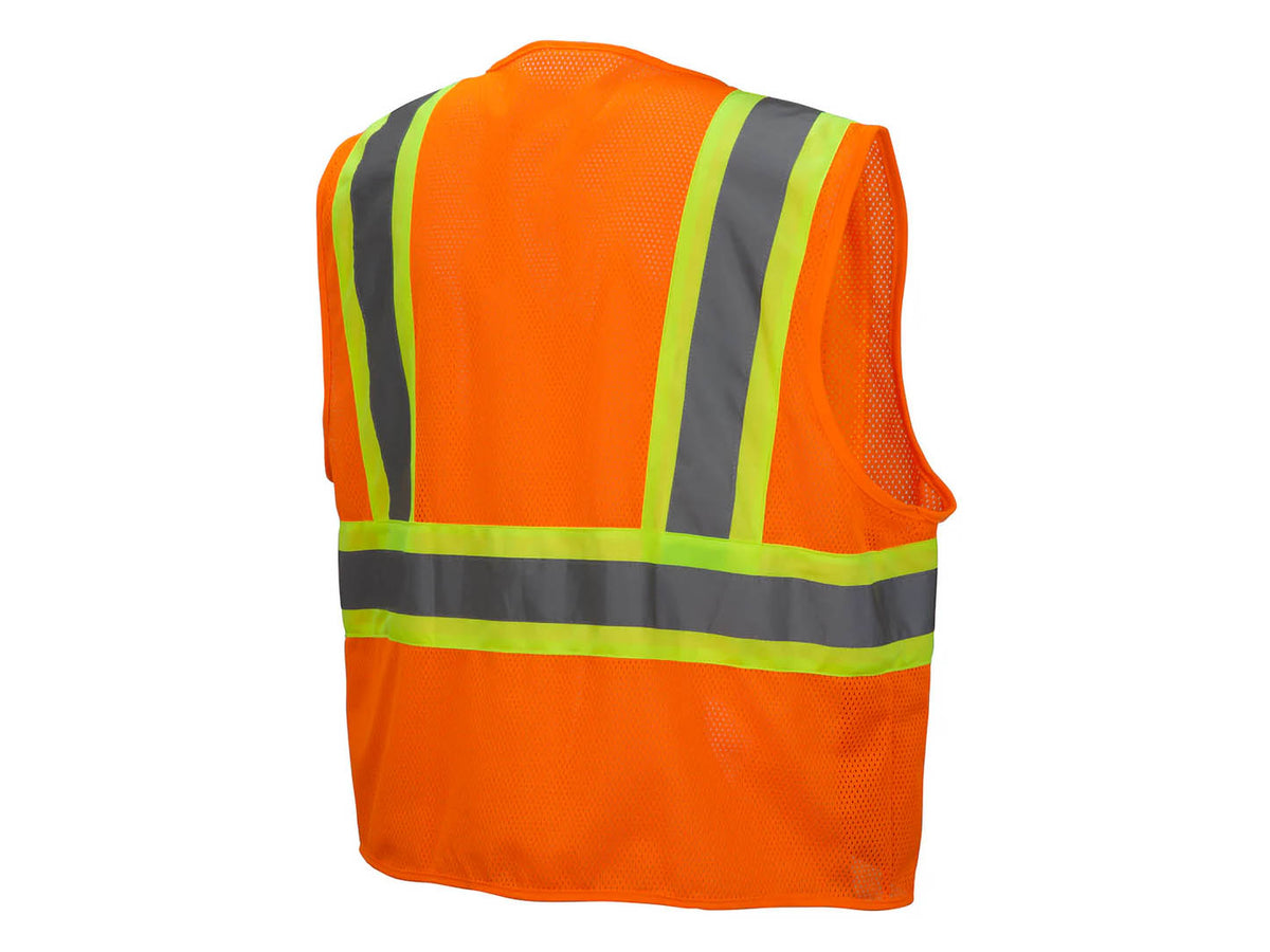 PYRAMEX Vests RVZ22SE Series Working Vests, PK of 12 - MSE Supplies LLC