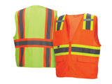 PYRAMEX Vests RVZ23 Series Working Vests, PK of 12 - MSE Supplies LLC