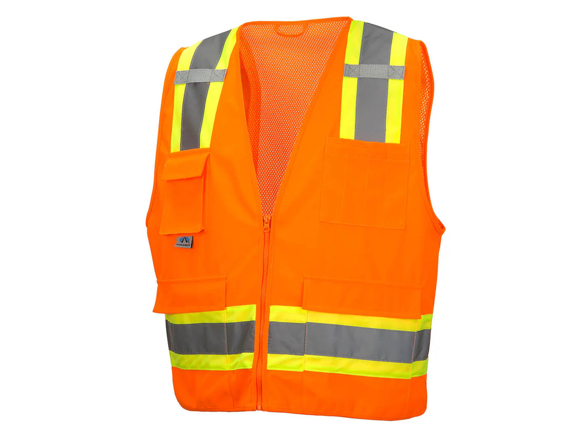 PYRAMEX Vests RVZ24 Series Working Vests, PK of 12 - MSE Supplies LLC