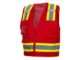 PYRAMEX Vests RVZ24CP Series Working Vests, PK of 12 - MSE Supplies LLC