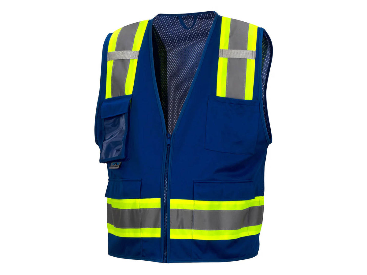 PYRAMEX Vests RVZ24CP Series Working Vests, PK of 12 - MSE Supplies LLC