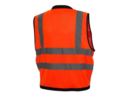 PYRAMEX Vests RVZ28 Series Working Vests, PK of 12 - MSE Supplies LLC