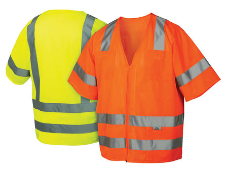 PYRAMEX Vests RVZ31 Series Working Vests, PK of 12 - MSE Supplies LLC