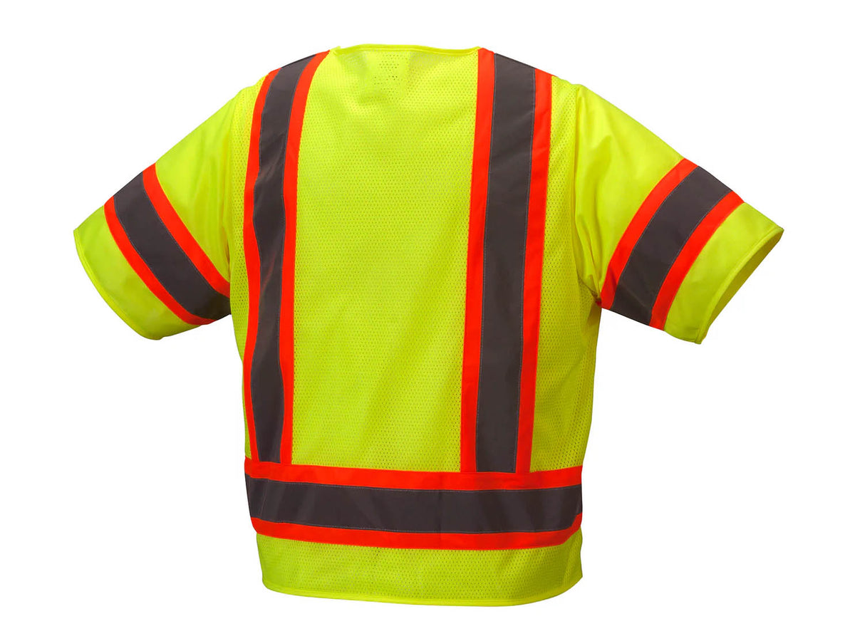 PYRAMEX Vests RVZ34 Series Working Vests, PK of 12 - MSE Supplies LLC