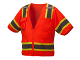 PYRAMEX Vests RVZ34 Series Working Vests, PK of 12 - MSE Supplies LLC