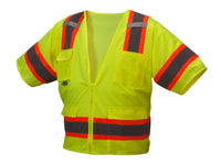 PYRAMEX Vests RVZ34 Series Working Vests, PK of 12 - MSE Supplies LLC