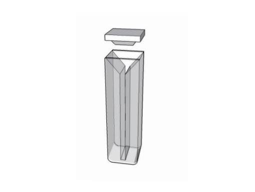 MSE PRO Micro Cuvettes With White Walls And Lid, 50mm Path Length, ES Quartz Glass (190 nm - 2500 nm), Laboratory Spectrometers and Spectrophotometers, MSE Supplies LLC, MSE Supplies