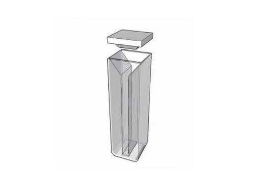 MSE PRO Micro Cuvettes With White Walls And Lid, 50mm Path Length, ES Quartz Glass (190 nm - 2500 nm), Laboratory Spectrometers and Spectrophotometers, MSE Supplies LLC, MSE Supplies