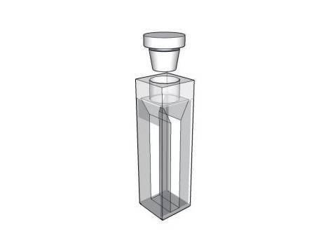 MSE PRO Micro-Fluorescence Cuvettes With Stopper, 10mm Path Length, ES Quartz Glass (190 nm - 2500 nm), Laboratory Spectrometers and Spectrophotometers, MSE Supplies LLC, MSE Supplies