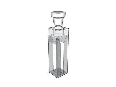 MSE PRO Micro-Fluorescence Cuvettes With Stopper, 10mm Path Length, ES Quartz Glass (190 nm - 2500 nm), Laboratory Spectrometers and Spectrophotometers, MSE Supplies LLC, MSE Supplies
