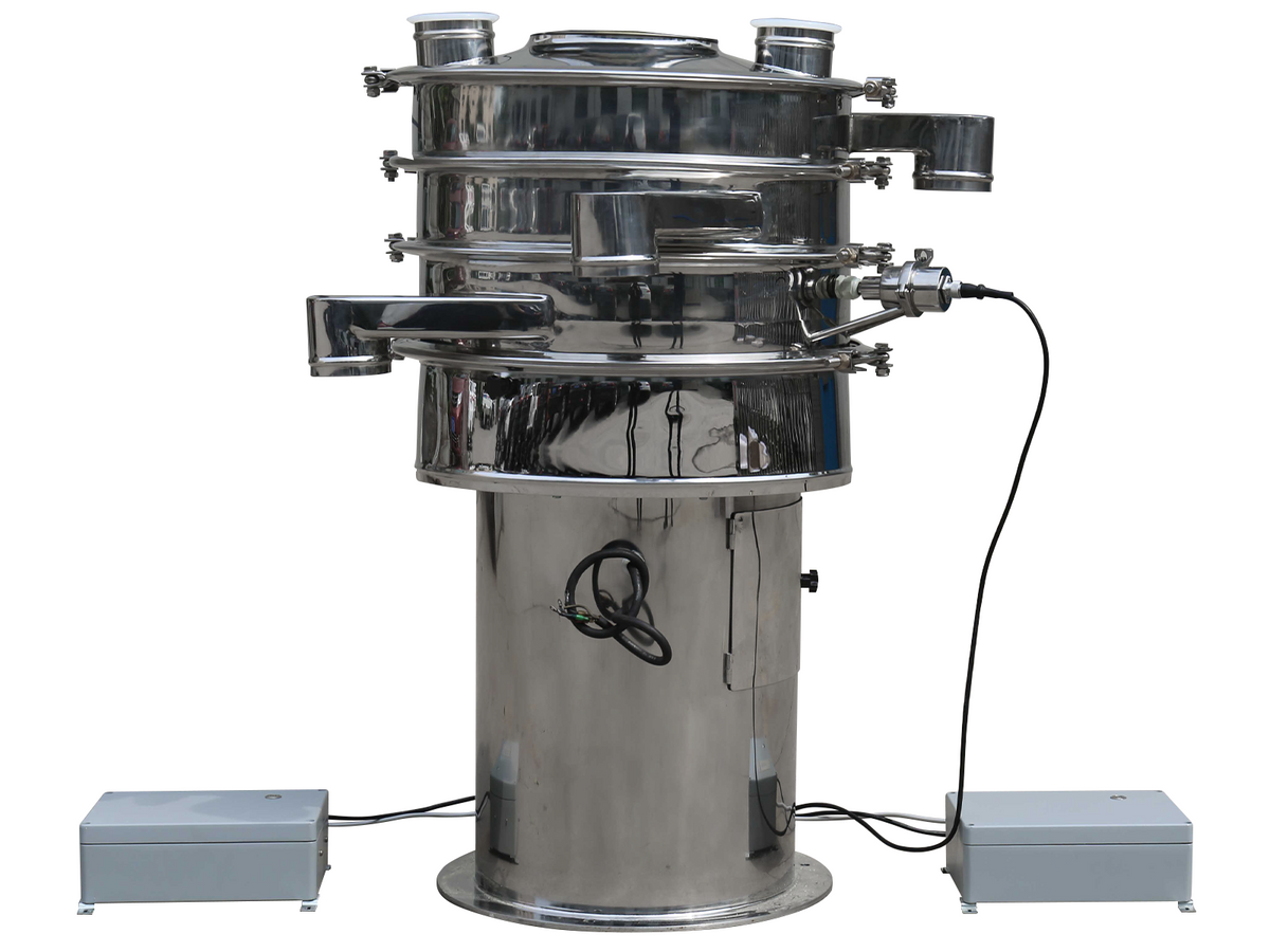 MSE PRO Three-Layer Ultrasonic Rotary Vibrating Sieve, Diameter 930 mm with Three Sieves (100, 200, 325 mesh), Shakers, MSE Supplies LLC, MSE Supplies