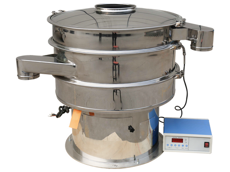 MSE PRO Single-Layer Ultrasonic Rotary Vibrating Sieve, Diameter 560 mm with Three Sieves (100, 200, 325 mesh), Shakers, MSE Supplies LLC, MSE Supplies