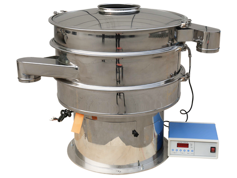 MSE PRO Single-Layer Ultrasonic Rotary Vibrating Sieve, Diameter 560 mm with Three Sieves (100, 200, 325 mesh), Shakers, MSE Supplies LLC, MSE Supplies