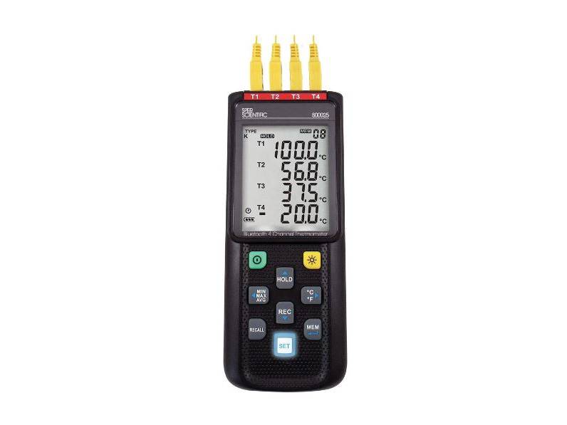 Sper Scientific Bluetooth 4-Channel Datalogging Thermometer
