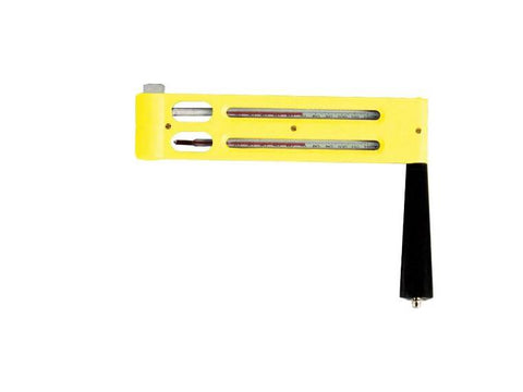 Compact Sling Psychrometer: Measures Relative Humidity, Fahrenheit Scale 20-120°F, Built-In Slide Rule, Pocket-Sized For Field Use