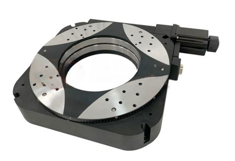 MSE PRO Stepper Motorized Aluminum Alloy Rotation Stages (Angle 360°, Φ300mm, Transmission Ratio 288:1) - MSE Supplies LLC