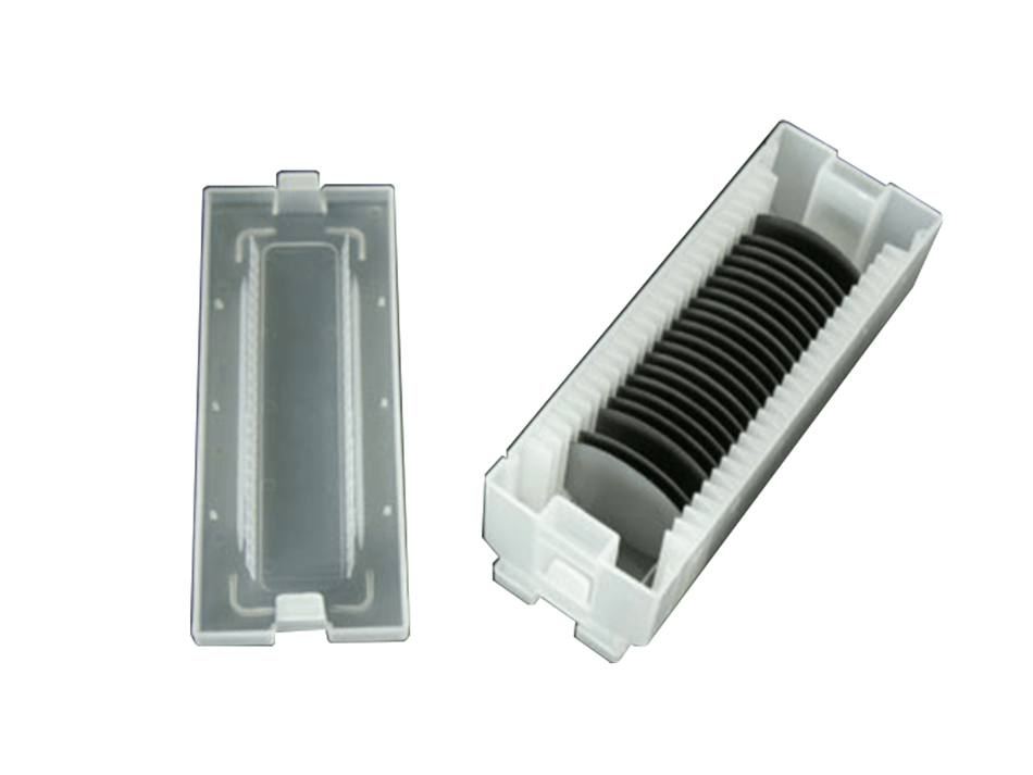 MSE PRO 5 pcs of 3 inch Diameter 25 Wafers Carrier Box, Polypropylene, Cleanroom Class 100 Grade, Wafer Carrier Cases, MSE Supplies LLC, MSE Supplies