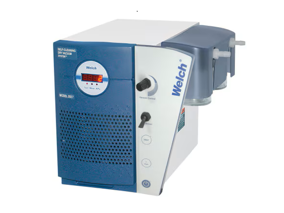 Welch 2027 Self Cleaning PTFE Diaphragm Vacuum Pump: Digital Adjustable, 1.1 CFM - MSE Supplies LLC