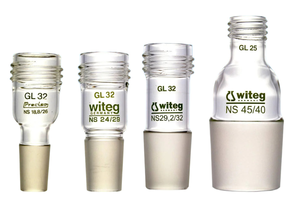 Witeg Bottle-Top Dispenser And Digital Burette Joint Adapters (ST -> GL)