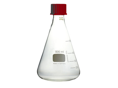 Witeg Erlenmeyer Flask With Screw Cap