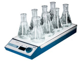 Witeg Magnetic Stirrer MS-MP, Digital, 4/8 Places, 1200rpm, Stainless Steel Plate