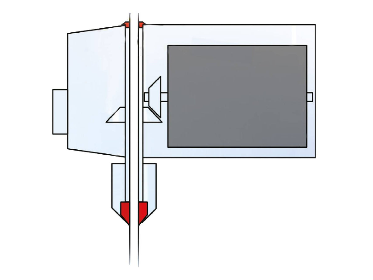 Witeg Overhead Stirrer HT-AX, High-Torque, 50-1000 RPM, 60,000/90,000 mPas, Analog, Internal Controller