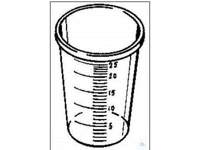 Witeg Small Beaker for Teaking Medicine PP Blue