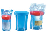 Witeg Urine Sample Cup PS 200ml Screw Cap PP