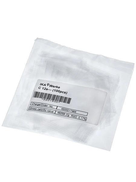 IKA C 12 A Combustion Bags 70 x 40 mm Decomposition Systems, Bio Lab Consumables, IKA, MSE Supplies