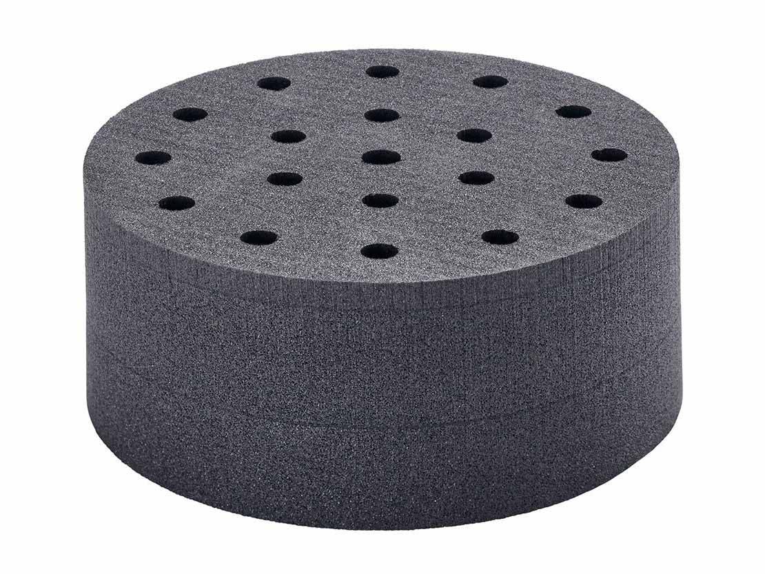 IKA VG 3.32 Vortex 3 Shaker, Test tube insert, for 18 reagent Glasses, 10mm, Vortex Mixers and Rotary Mixers, IKA, MSE Supplies