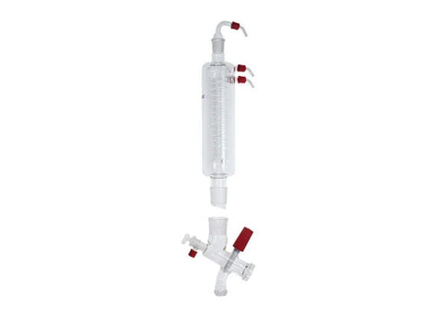 IKA RV 10.50 Vertical Condenser with Manifold and Cut-off Valve for Reflux Distillation, Coated Rotary Evaporators - MSE Supplies LLC
