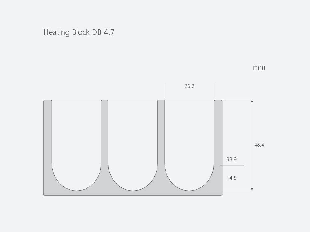 IKA DB 4.7 Dry Block Heater for Round Bottom Tubes (25 mm), Water Baths and Dry Baths, IKA, MSE Supplies