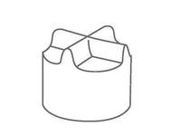 IKA IKAFLON 9 Crown Magnetic Stirring Bar (6mm Dia. x 9mm, 5 pcs), Stirrers, IKA, MSE Supplies