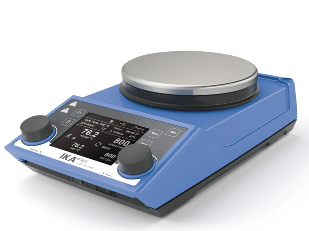 IKA RET Control-Visc Magnetic Stirrers with Integrated Balance 