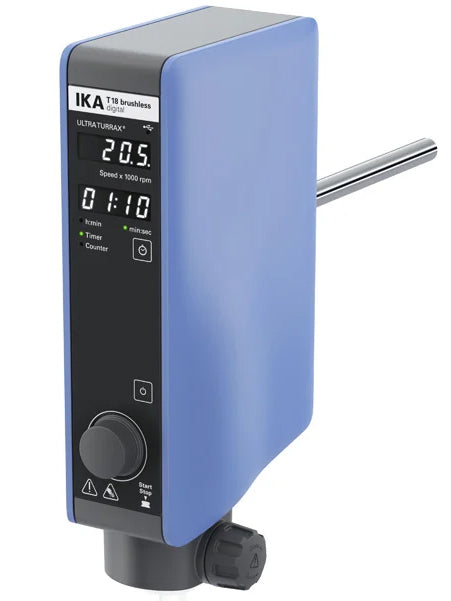 IKA T 18 Brushless Digital ULTRA-TURRAX® Dispersers (25000 rpm), Homogenizers and Disintegrators, IKA, MSE Supplies
