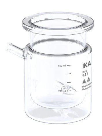 IKA HA.gv.dw.0.5 Glass Vessel, Double-Wall Bioreactors, Cell Culture, IKA, MSE Supplies