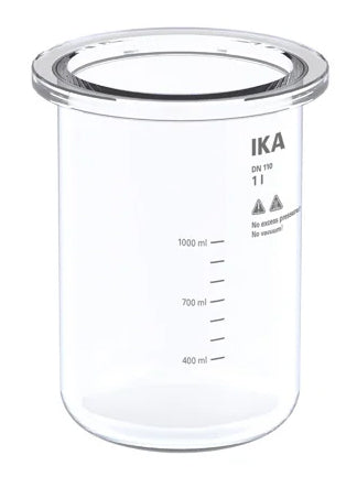 IKA HA.gv.sw.1 Glass Vessel, Single-Wall Bioreactors, Cell Culture, IKA, MSE Supplies