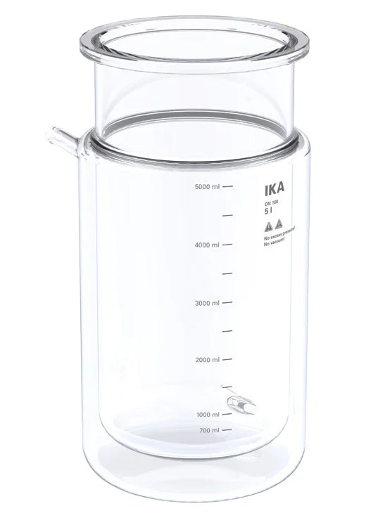 IKA HA.gv.dw.5 Glass Vessel, Double-Wall Bioreactors, Cell Culture, IKA, MSE Supplies