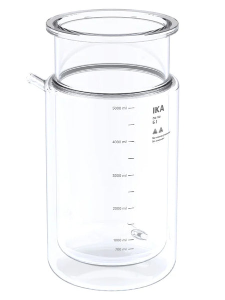 IKA HA.gv.dw.5 Glass Vessel, Double-Wall Bioreactors, Cell Culture, IKA, MSE Supplies