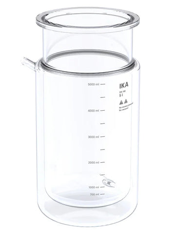 IKA HA.gv.dw.5 Glass Vessel, Double-Wall Bioreactors - MSE Supplies LLC