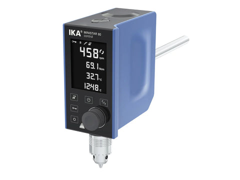 IKA MINISTAR 80 Control Overhead Stirrers (500 rpm, 350°C) - MSE Supplies LLC