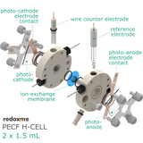 Photo-electrochemical flow H-cell setup,  MSE Supplies
