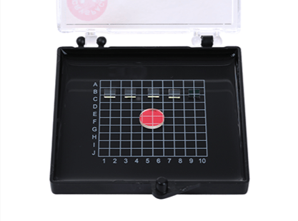 MSE PRO Pack of 10 Sticky Gel Carrier Boxes (55x55x10 mm) for Delicate Materials Storage, Wafer Carrier Cases, MSE Supplies LLC, MSE Supplies