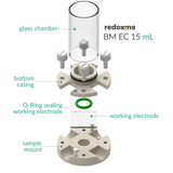 BM EC 15 mL - Bottom Mount Electrochemical Cell - MSE Supplies LLC