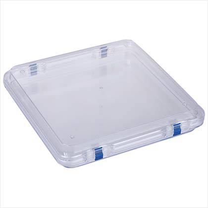 MSE PRO Plastic Membrane Box (300x300x50 mm) for Delicate Materials Storage, Wafer Carrier Cases, MSE Supplies LLC, MSE Supplies