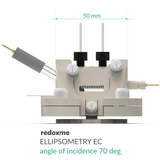 Ellipsometry EC - Ellipsometry Electrochemical Cell, angle of incidence 70 deg - MSE Supplies LLC